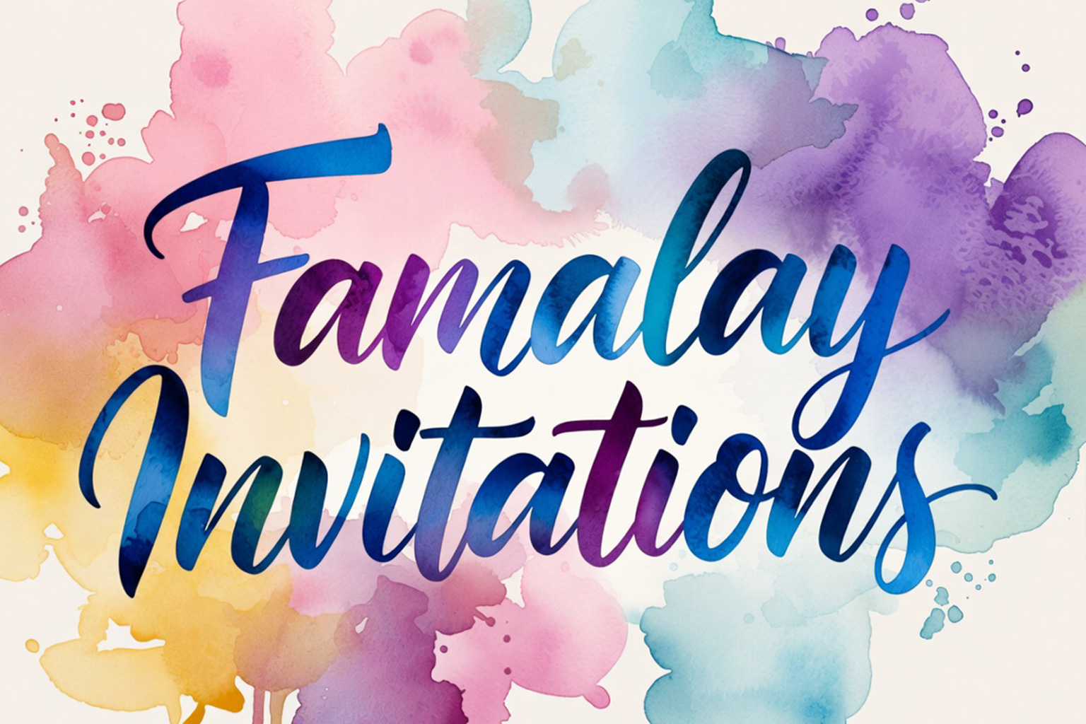 Famalay Invitations